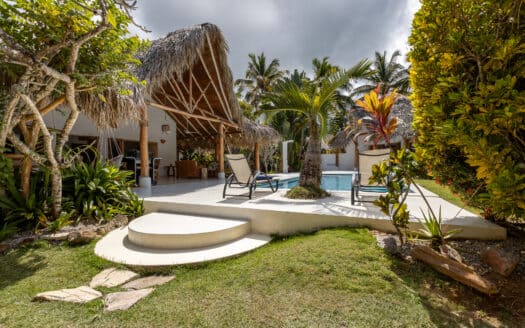 Luxury Caribbean villa in a beachfront community in Coson