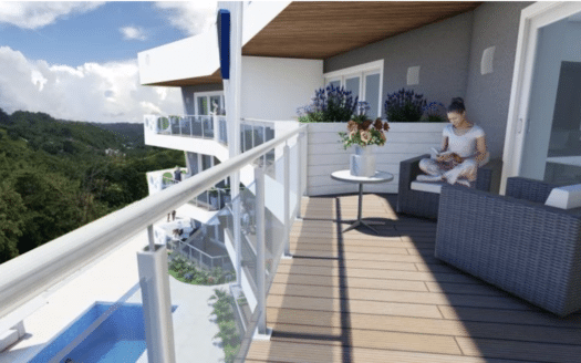 Fresh hilltop condos in center town
