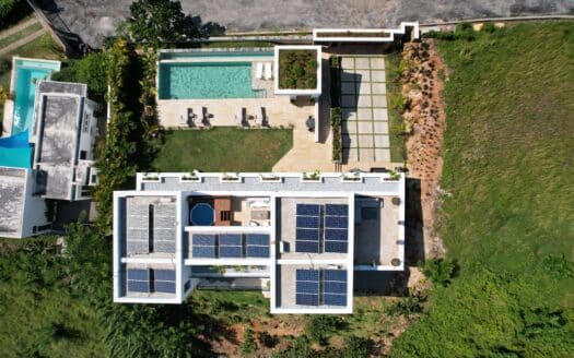 Villa eficiente enérgicamente con maravillosa vista al océano