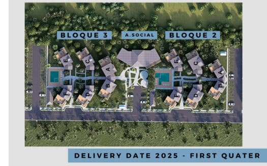 Condominios modernos de 2 habitaciones en nuevo desarrollo en Portillo