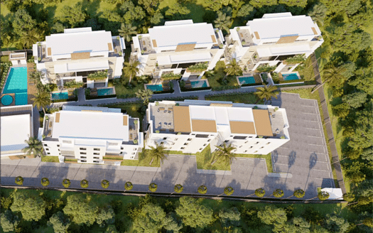 Luxurious beachfront development on pristine Punta Popy Beach