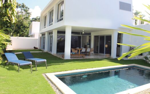 Luxury villas in tropical gated community