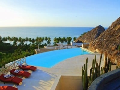 Large villa on small hill with amazing view