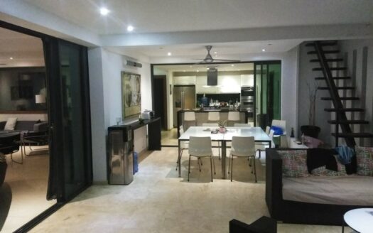 Modern 3-level penthouse in gated community