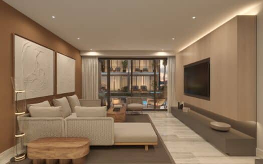 Casas adosadas en desarrollo de primera línea
