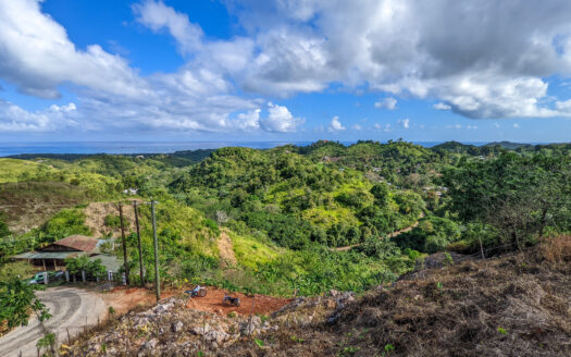 Oceanview view land in Hoyo Cacao
